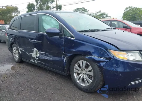 2017 Honda Odyssey Ex-L z USA, uszkodzony, nr VIN 5FNRL5H65HB000111